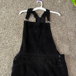 Black American Eagle Overall Dress